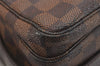 Authentic Louis Vuitton Damier Naviglio Shoulder Cross Body Bag N45255 LV 5925J
