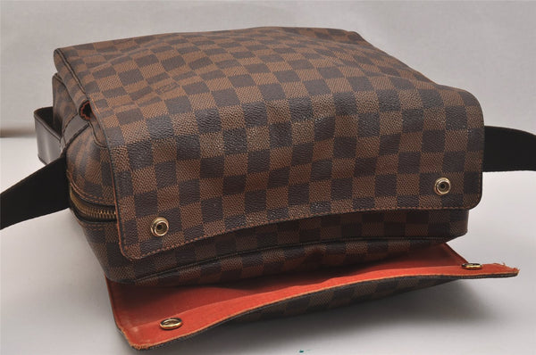Authentic Louis Vuitton Damier Naviglio Shoulder Cross Body Bag N45255 LV 5925J