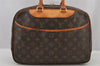 Authentic Louis Vuitton Monogram Deauville Hand Bag M47270 LV 5926J