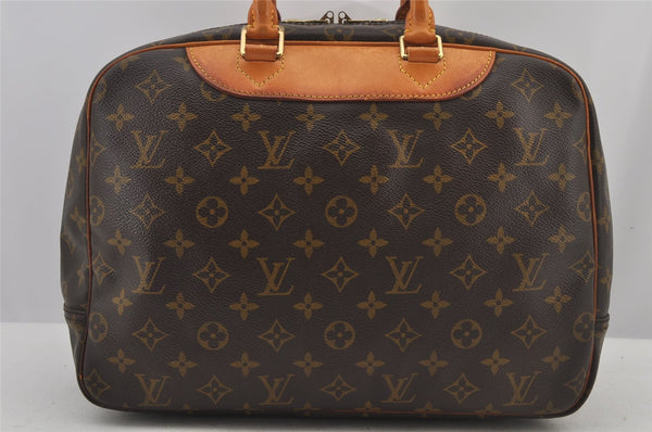 Authentic Louis Vuitton Monogram Deauville Hand Bag M47270 LV 5926J