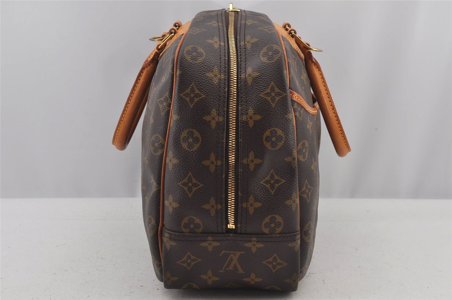 Authentic Louis Vuitton Monogram Deauville Hand Bag M47270 LV 5926J