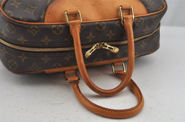 Authentic Louis Vuitton Monogram Deauville Hand Bag M47270 LV 5926J