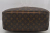 Authentic Louis Vuitton Monogram Deauville Hand Bag M47270 LV 5926J