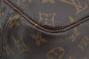 Authentic Louis Vuitton Monogram Deauville Hand Bag M47270 LV 5926J