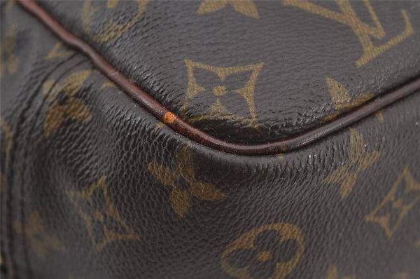 Authentic Louis Vuitton Monogram Deauville Hand Bag M47270 LV 5926J