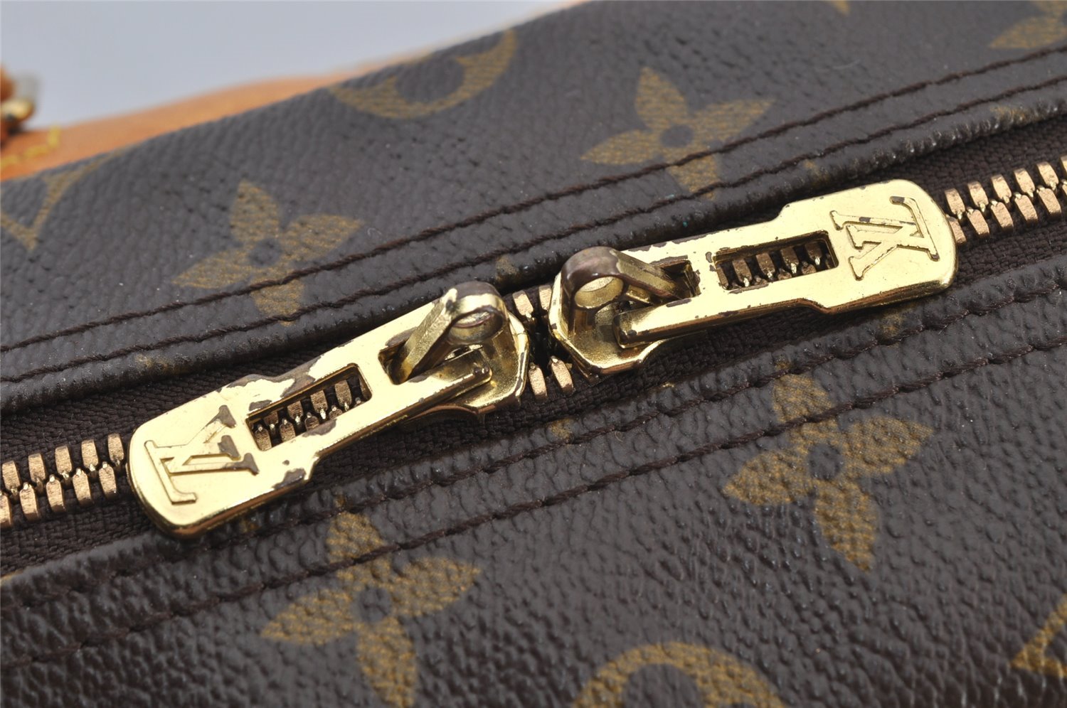 Authentic Louis Vuitton Monogram Deauville Hand Bag M47270 LV 5926J