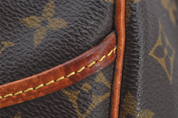 Authentic Louis Vuitton Monogram Deauville Hand Bag M47270 LV 5926J