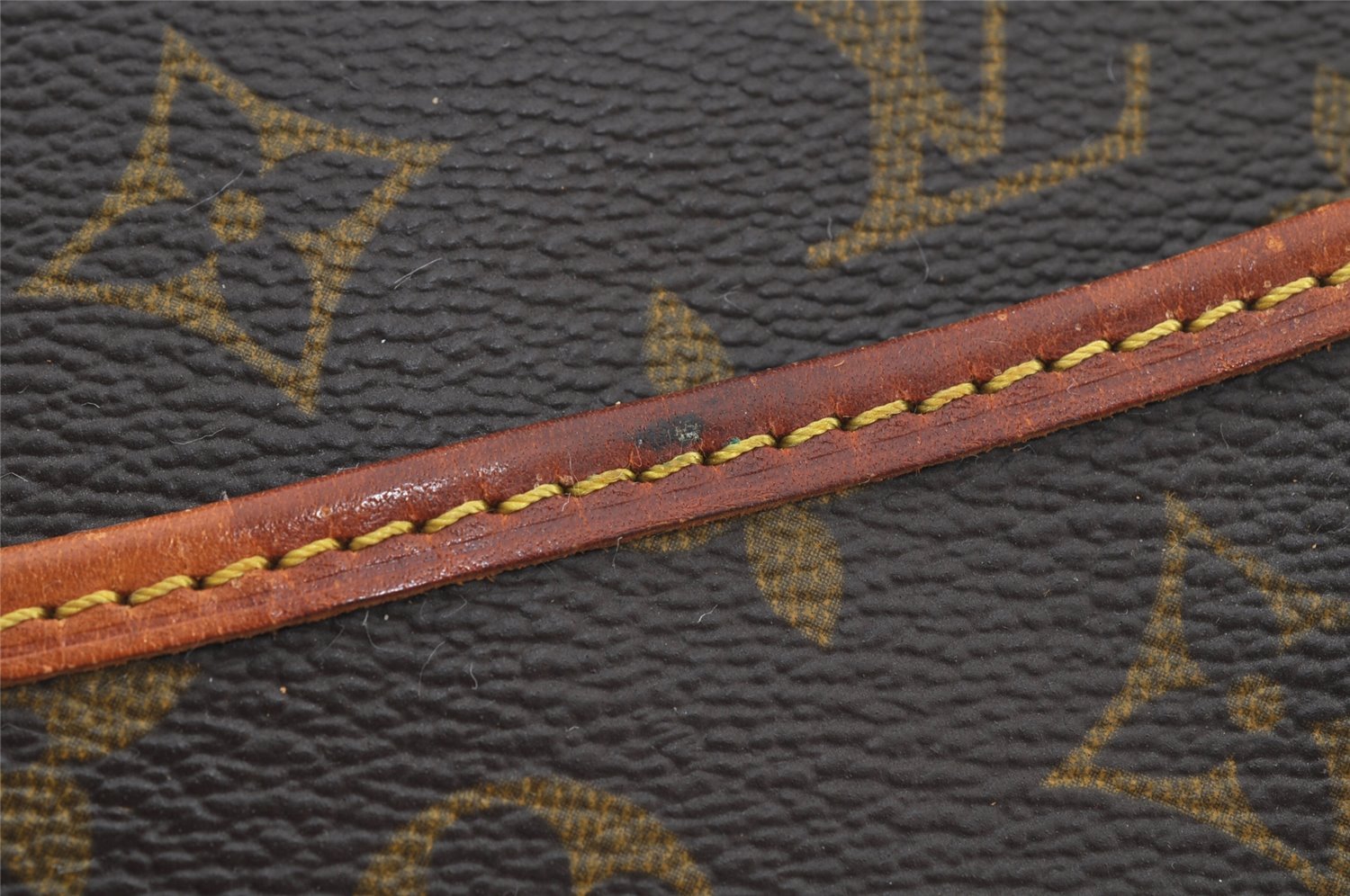 Authentic Louis Vuitton Monogram Deauville Hand Bag M47270 LV 5926J