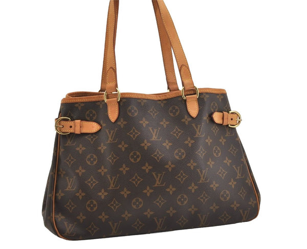 Authentic Louis Vuitton Monogram Batignolles Horizontal Tote Bag M51154 LV 5927J