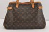 Authentic Louis Vuitton Monogram Batignolles Horizontal Tote Bag M51154 LV 5927J
