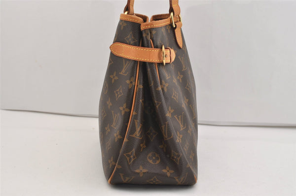 Authentic Louis Vuitton Monogram Batignolles Horizontal Tote Bag M51154 LV 5927J