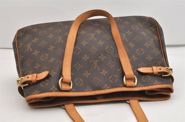 Authentic Louis Vuitton Monogram Batignolles Horizontal Tote Bag M51154 LV 5927J