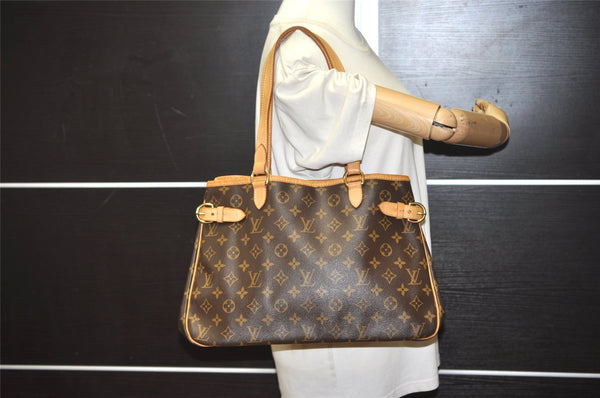 Authentic Louis Vuitton Monogram Batignolles Horizontal Tote Bag M51154 LV 5927J