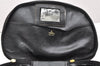 Authentic FENDI Pequin Vintage Hand Bag Purse PVC Leather Brown Black 5927K