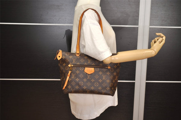 Authentic Louis Vuitton Monogram Iena PM Shoulder Tote Bag M42268 LV 5928J