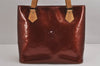 Authentic Louis Vuitton Vernis Houston Shoulder Hand Bag Brown M91122 LV 5929J