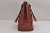 Authentic Louis Vuitton Vernis Houston Shoulder Hand Bag Brown M91122 LV 5929J