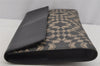 Authentic GUCCI GG Caleido Clutch Documents Case PVC Leather 406725 Black 5930J