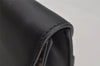 Authentic GUCCI GG Caleido Clutch Documents Case PVC Leather 406725 Black 5930J