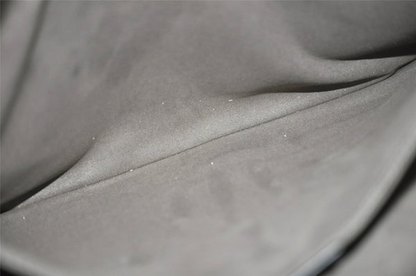 Authentic GUCCI GG Caleido Clutch Documents Case PVC Leather 406725 Black 5930J