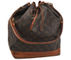 Authentic Louis Vuitton Monogram Noe Shoulder Drawstring Bag M42224 LV 5931J