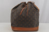 Authentic Louis Vuitton Monogram Noe Shoulder Drawstring Bag M42224 LV 5931J