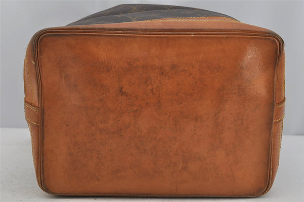 Authentic Louis Vuitton Monogram Noe Shoulder Drawstring Bag M42224 LV 5931J