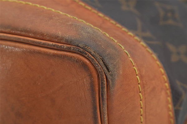 Authentic Louis Vuitton Monogram Noe Shoulder Drawstring Bag M42224 LV 5931J