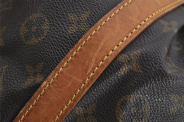 Authentic Louis Vuitton Monogram Noe Shoulder Drawstring Bag M42224 LV 5931J