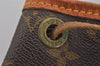 Authentic Louis Vuitton Monogram Noe Shoulder Drawstring Bag M42224 LV 5931J