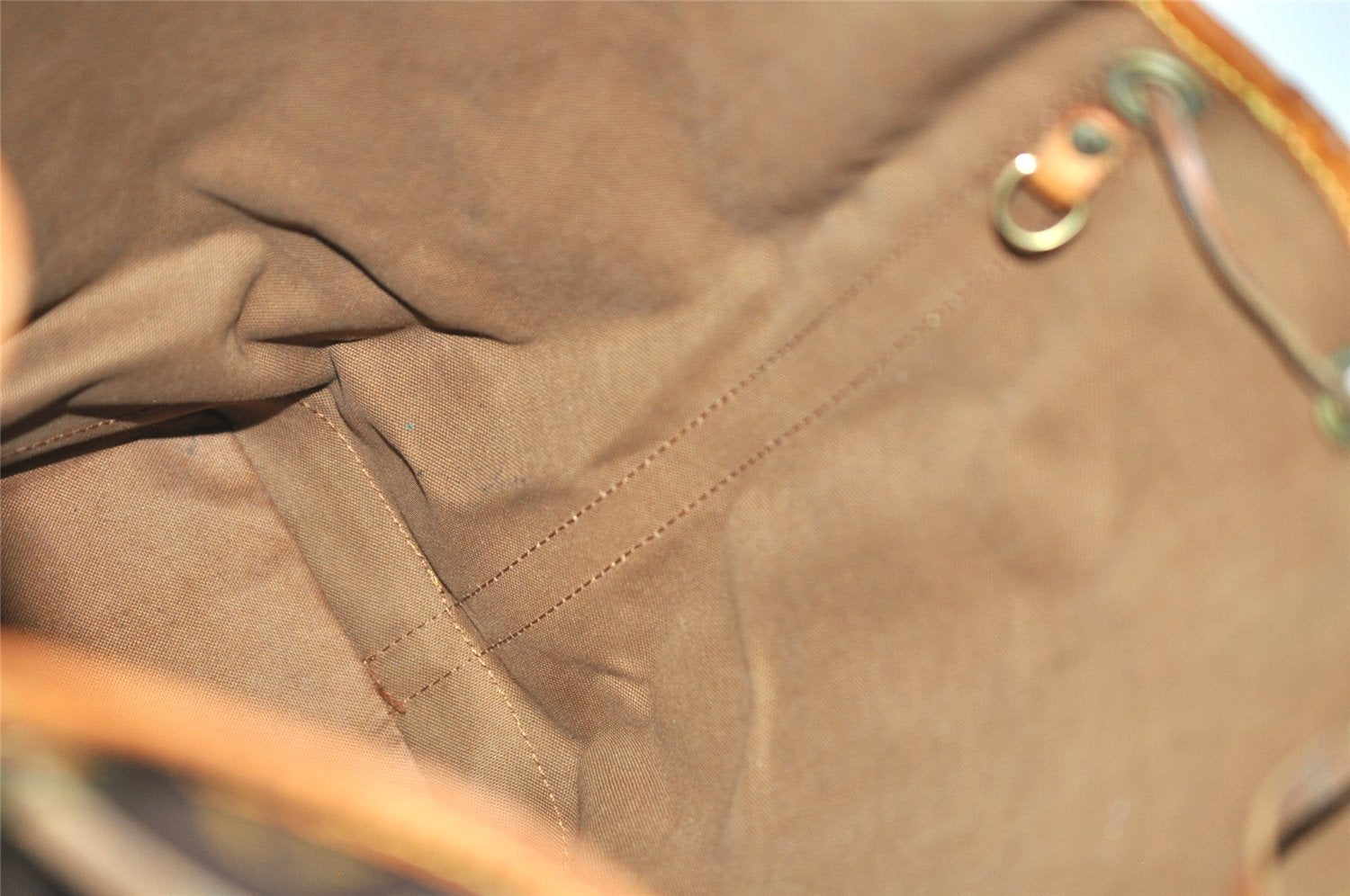 Authentic Louis Vuitton Monogram Noe Shoulder Drawstring Bag M42224 LV 5931J