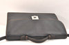 Authentic BOTTEGA VENETA Vintage PVC 2Way Briefcase Business Bag Black 5931K