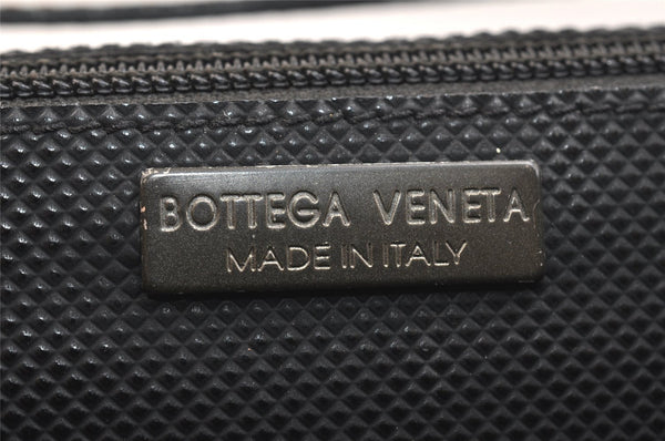 Authentic BOTTEGA VENETA Vintage PVC 2Way Briefcase Business Bag Black 5931K