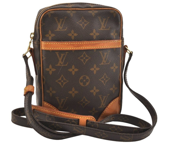 Authentic Louis Vuitton Monogram Danube Shoulder Cross Body Bag M45266 LV 5932J