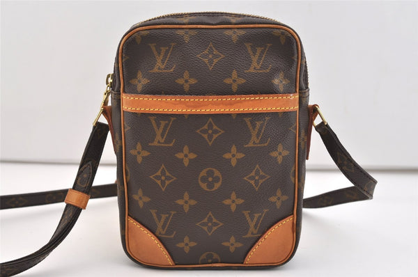 Authentic Louis Vuitton Monogram Danube Shoulder Cross Body Bag M45266 LV 5932J