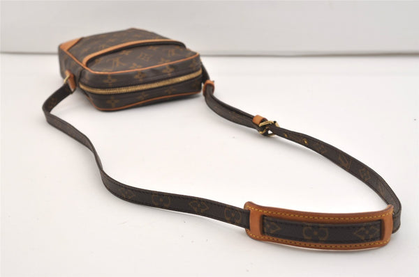 Authentic Louis Vuitton Monogram Danube Shoulder Cross Body Bag M45266 LV 5932J