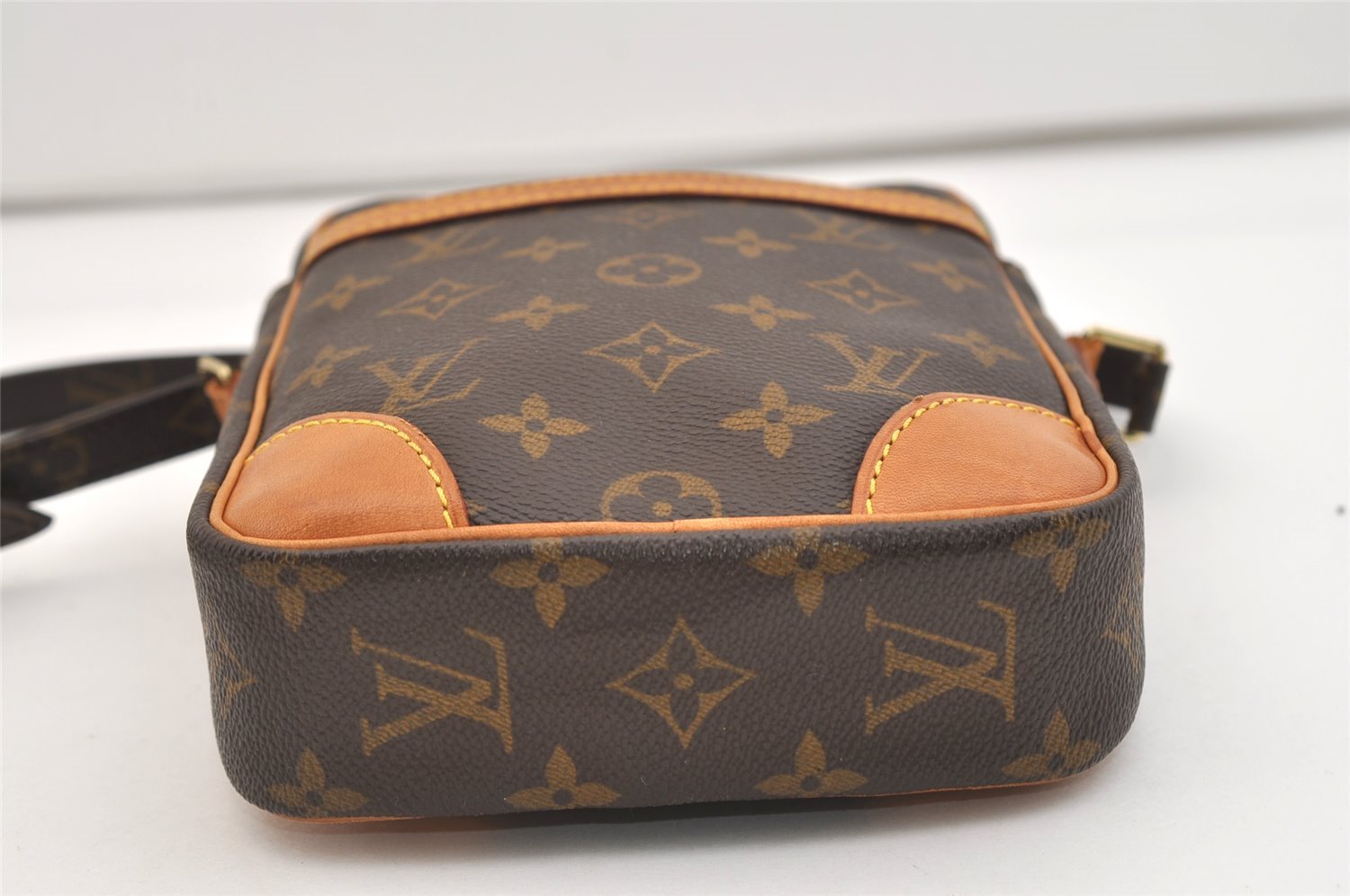 Authentic Louis Vuitton Monogram Danube Shoulder Cross Body Bag M45266 LV 5932J