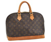 Authentic Louis Vuitton Monogram Alma Hand Bag Purse M51130 LV 5933J