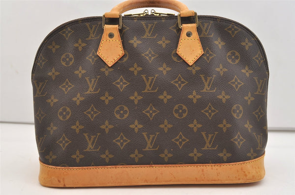Authentic Louis Vuitton Monogram Alma Hand Bag Purse M51130 LV 5933J