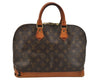 Authentic Louis Vuitton Monogram Alma Hand Bag Purse M51130 LV 5935J