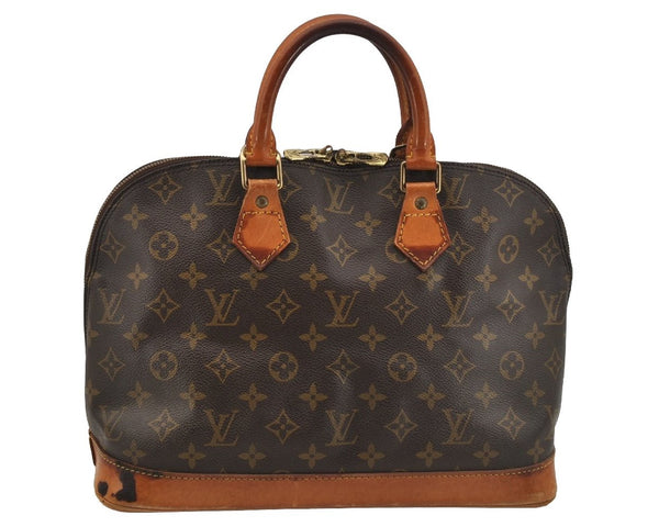 Authentic Louis Vuitton Monogram Alma Hand Bag Purse M51130 LV 5935J