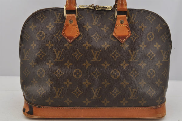 Authentic Louis Vuitton Monogram Alma Hand Bag Purse M51130 LV 5935J