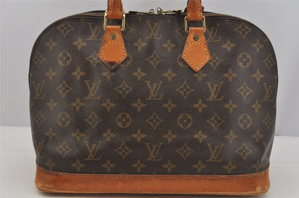 Authentic Louis Vuitton Monogram Alma Hand Bag Purse M51130 LV 5935J