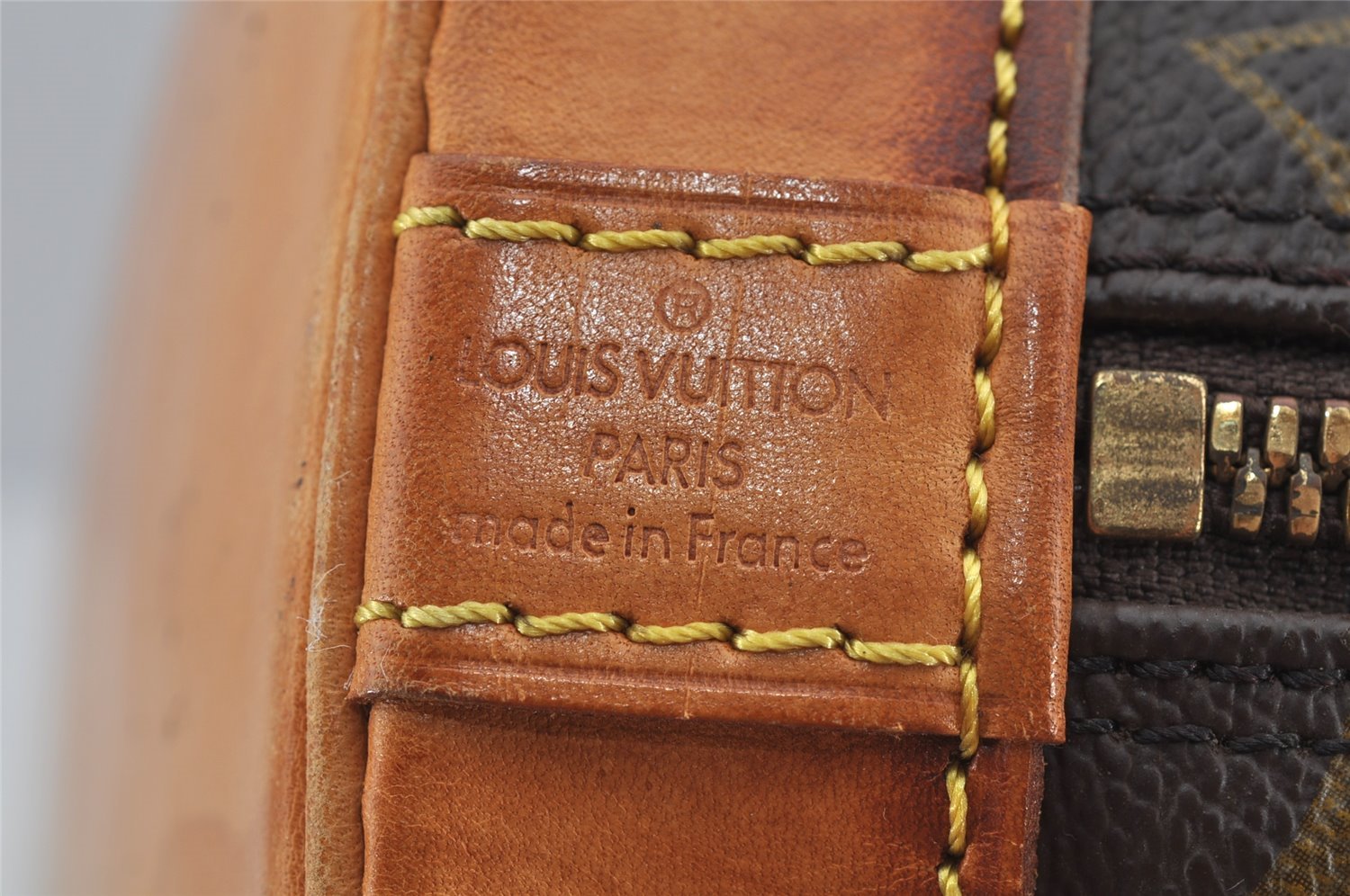 Authentic Louis Vuitton Monogram Alma Hand Bag Purse M51130 LV 5935J