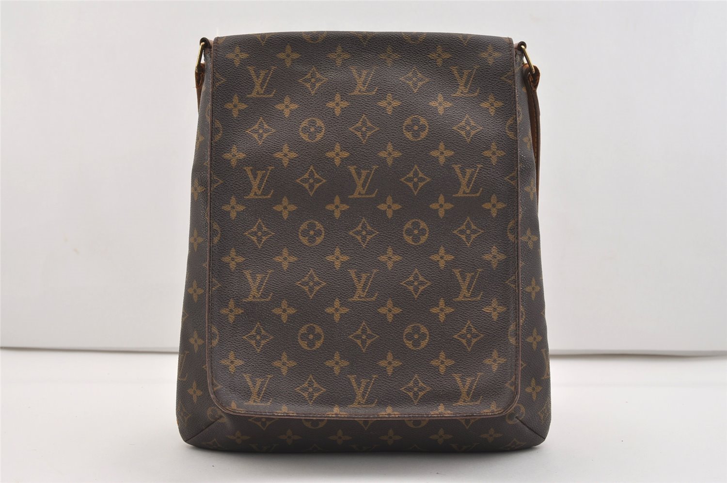 Authentic Louis Vuitton Monogram Musette Shoulder Cross Body Bag M51256 LV 5936J