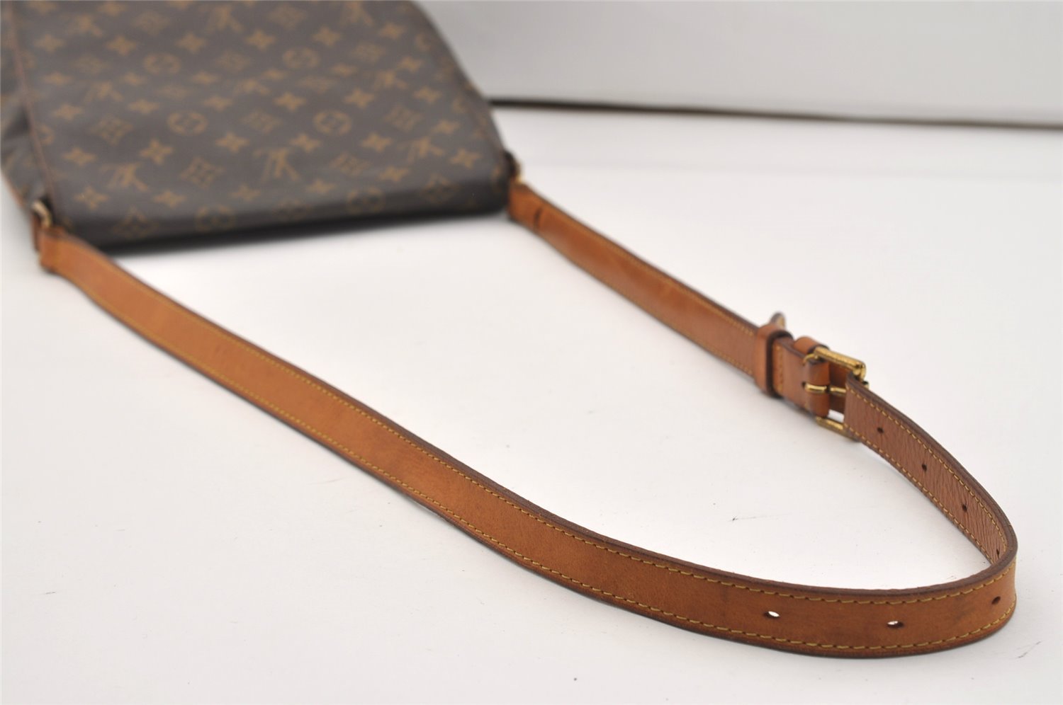 Authentic Louis Vuitton Monogram Musette Shoulder Cross Body Bag M51256 LV 5936J