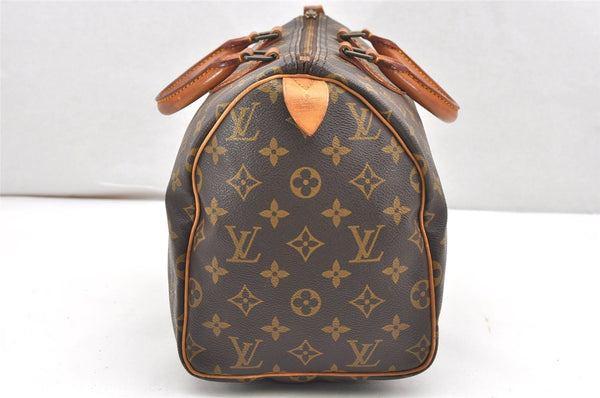 Authentic Louis Vuitton Monogram Speedy 30 Hand Boston Bag M41526 LV 5936K