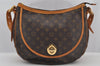 Authentic Louis Vuitton Monogram Tulum GM Shoulder Cross Bag M40075 LV 5938J
