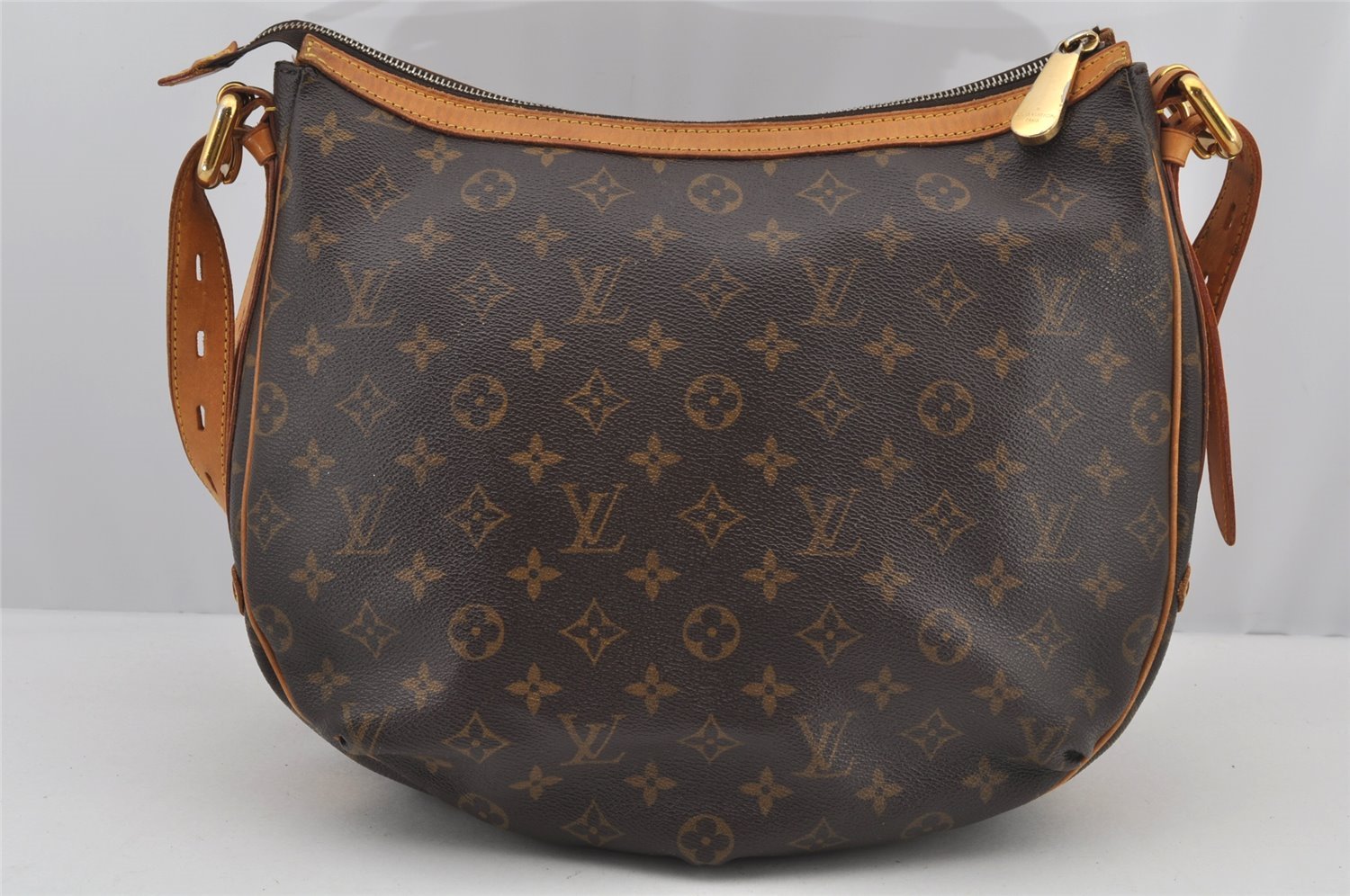 Authentic Louis Vuitton Monogram Tulum GM Shoulder Cross Bag M40075 LV 5938J