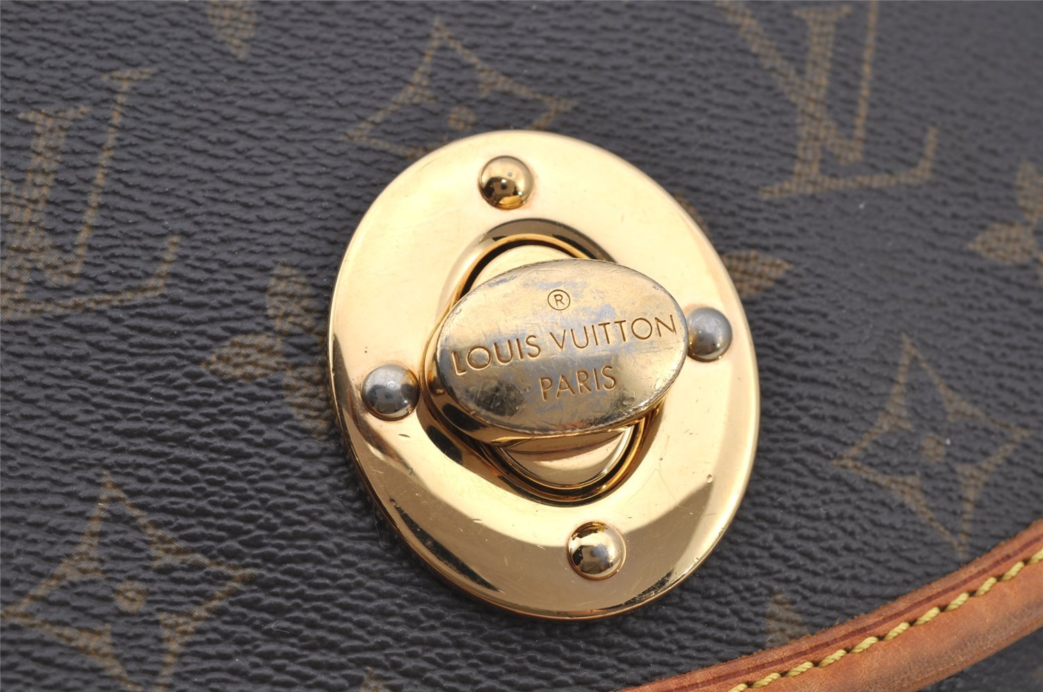 Authentic Louis Vuitton Monogram Tulum GM Shoulder Cross Bag M40075 LV 5938J